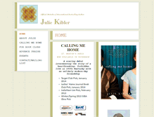 Tablet Screenshot of juliekibler.com